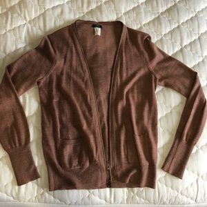 Jcrew Heather rose lightweight cardigan